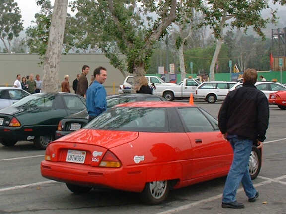 Griffith Park gathering of EVs.  Once there was an EV1 club ... GM destroyed it.